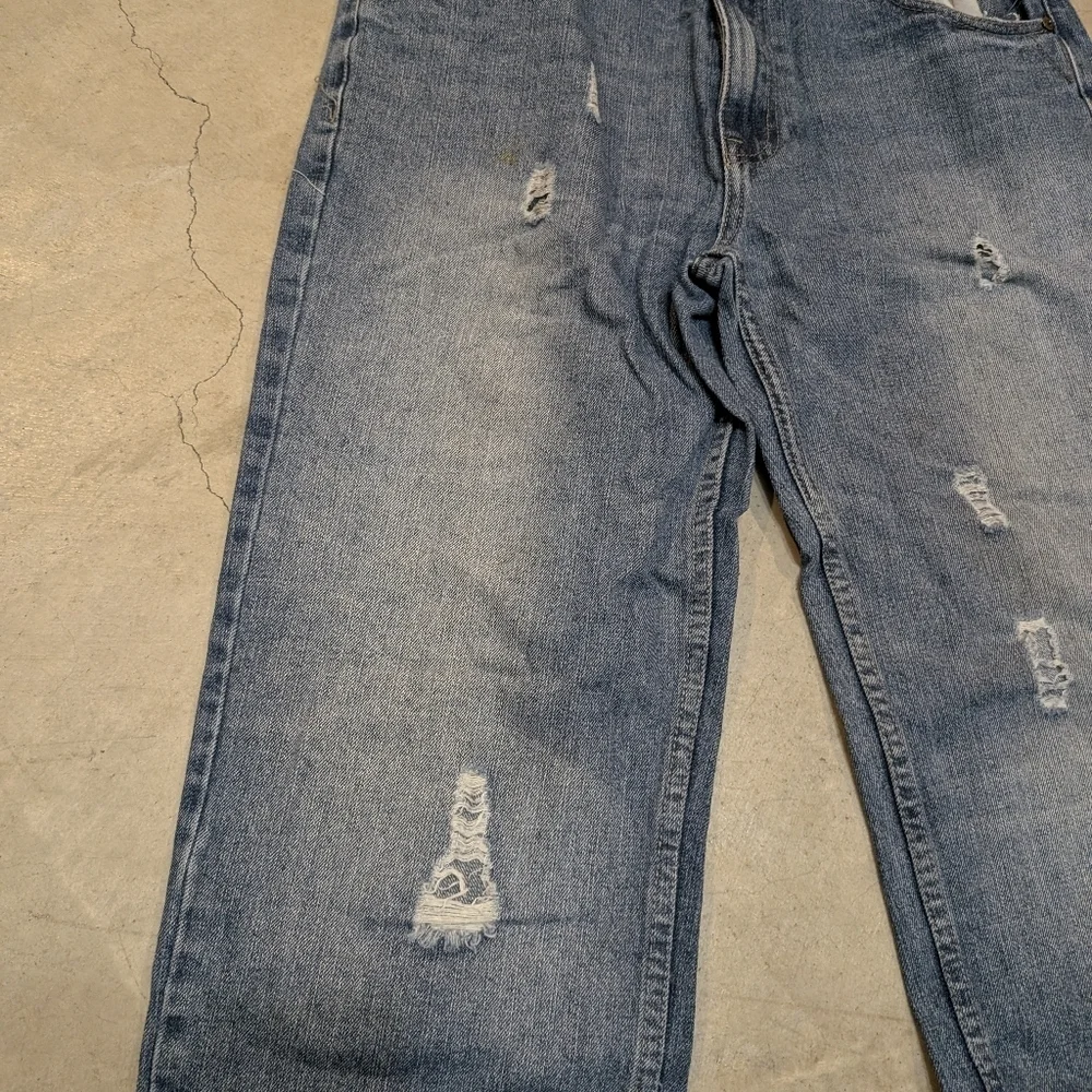 Y2K Phat Farm Jeans Straight Leg Distressed Men's 32x31 Measured Straight Leg